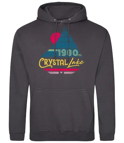 Crystal Lake Visions - Crystal Lake, 80s, 1980, horror, friday the 13th - Standard Hoodie