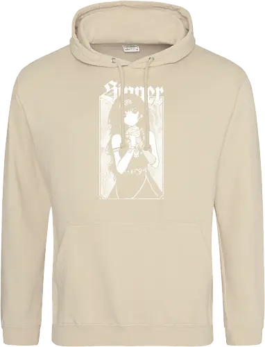 Anime Goth Girl - goth, anime, goth girl, anime girl, waifu, alluka, born sinner, manga, gothic, weeb, otaku, hxh, parody, humor, crossover - Standard Hoodie