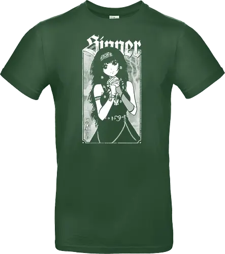 Anime Goth Girl - goth, anime, goth girl, anime girl, waifu, alluka, born sinner, manga, gothic, weeb, otaku, hxh, parody, humor, crossover - Standard T-Shirt