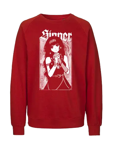 Anime Goth Girl - goth, anime, goth girl, anime girl, waifu, alluka, born sinner, manga, gothic, weeb, otaku, hxh, parody, humor, crossover - Fairtrade Sweatshirt