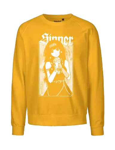 Anime Goth Girl - goth, anime, goth girl, anime girl, waifu, alluka, born sinner, manga, gothic, weeb, otaku, hxh, parody, humor, crossover - Fairtrade Sweatshirt