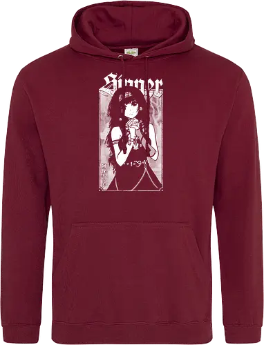 Anime Goth Girl - goth, anime, goth girl, anime girl, waifu, alluka, born sinner, manga, gothic, weeb, otaku, hxh, parody, humor, crossover - Standard Hoodie