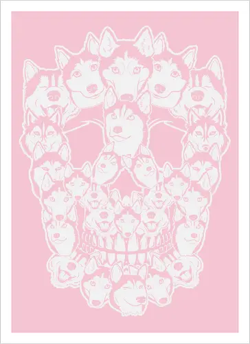 Husky Dog Heads