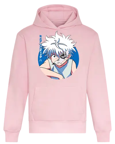 Duality - anime, manga, killua, hxh, Hunter, retro - Heavyweight Hoodie