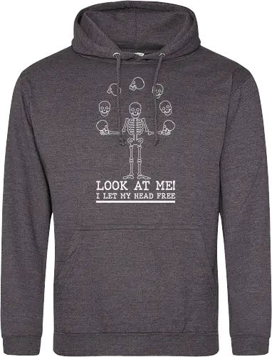 LOOK AT ME! I LET MY HEAD FREE.