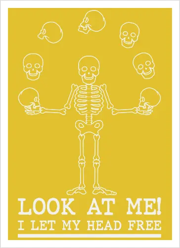 LOOK AT ME! I LET MY HEAD FREE.