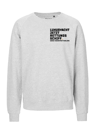 Luxusyacht mit Herz - Fairtrade Sweatshirt