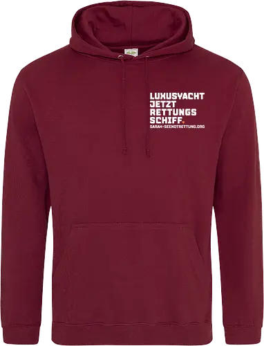 Luxusyacht mit Herz weiß
