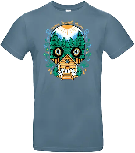 spooky nature - horror, halloween, cool, cute, fun, Pen and Paper, game, plant, cartoon, monster - Standard T-Shirt