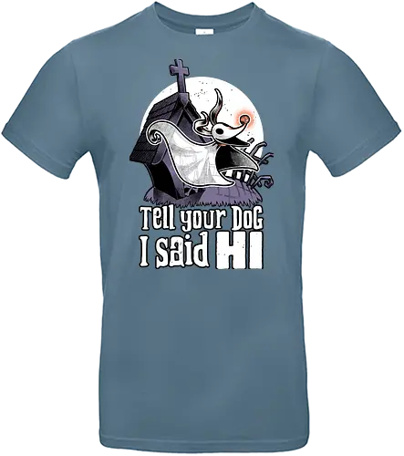Ghost Animation Dog - Ghost, Dog, Pet, Graveyard, Grave, Halloween, Stop Motion, Movie, Animation, Classic, Spooky Season, Spooky - Standard T-Shirt