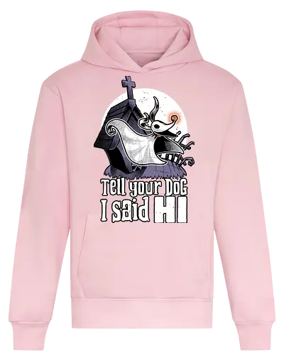 Ghost Animation Dog - Ghost, Dog, Pet, Graveyard, Grave, Halloween, Stop Motion, Movie, Animation, Classic, Spooky Season, Spooky - Heavyweight Hoodie