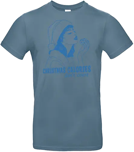 Christmas Calories  - Humor, funny, retro, meme, cookie, cookies, santa, Christmas calories, don’t count, Christmas, xmas, merry Christmas - Standard T-Shirt