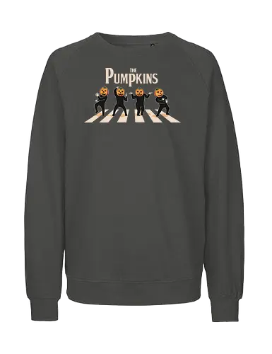 The Pumpkins - Pumpkin, halloween, spooky, scary, beatles, abbey road, dance - Fairtrade Sweatshirt