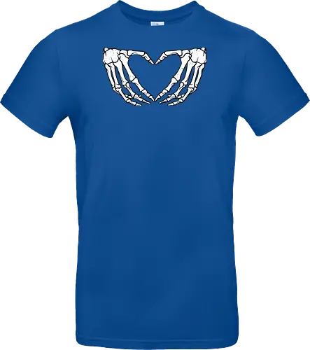  skeletal hands form a heart