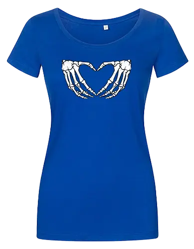  skeletal hands form a heart