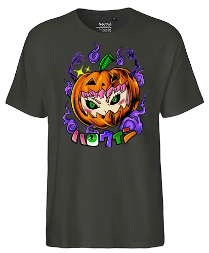 mangalloween - horror, halloween, cool, cute, fun, anime, animegirl, cartoon, monster - Fairtrade T-Shirt