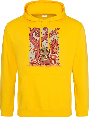 Cozy Autumn Days Frog