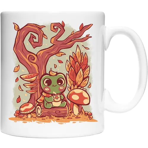 Cozy Autumn Days Frog