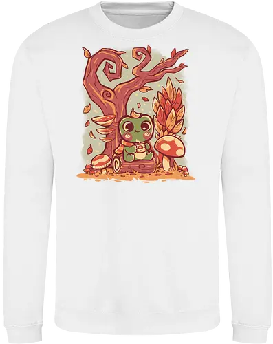 Cozy Autumn Days Frog