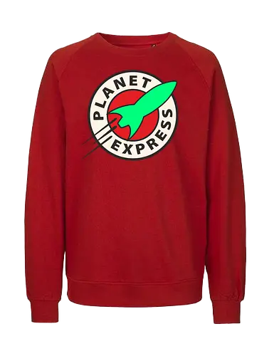 Planet Express - Space, Adventure, Friendship, Spaceshuttle - Fairtrade Sweatshirt