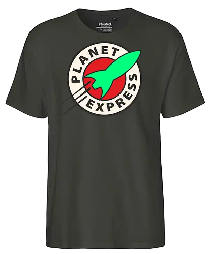 Planet Express - Space, Adventure, Friendship, Spaceshuttle - Fairtrade T-Shirt