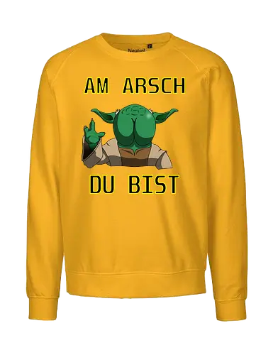 Yodarsch - Lustig, Space Opera, Alien, Nerd, Sterne - Fairtrade Sweatshirt