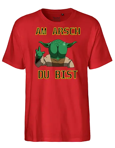 Yodarsch - Lustig, Space Opera, Alien, Nerd, Sterne - Fairtrade T-Shirt