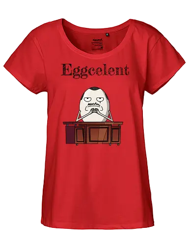 Eggselent - lustig, Ei, Pate, Godfather, Mafia - Fairtrade Girl Shirt
