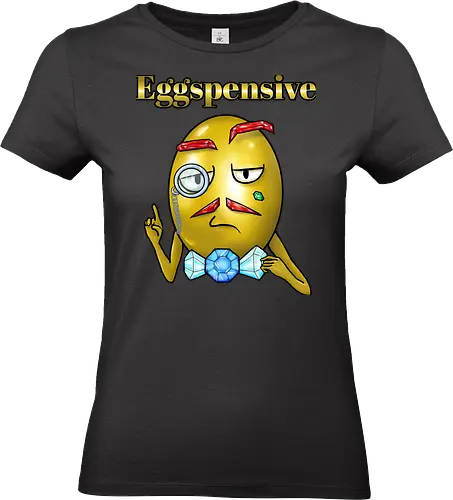 Eggspensive - lustig, ei, diamanten, geld, reich, luxus, vip - Standard T-Shirt (Women)