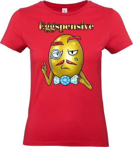 Eggspensive - lustig, ei, diamanten, geld, reich, luxus, vip - Standard T-Shirt (Women)