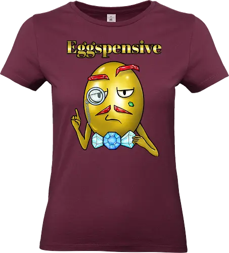 Eggspensive - lustig, ei, diamanten, geld, reich, luxus, vip - Standard T-Shirt (Women)