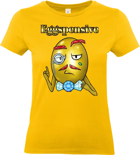 Eggspensive - lustig, ei, diamanten, geld, reich, luxus, vip - Standard T-Shirt (Women)