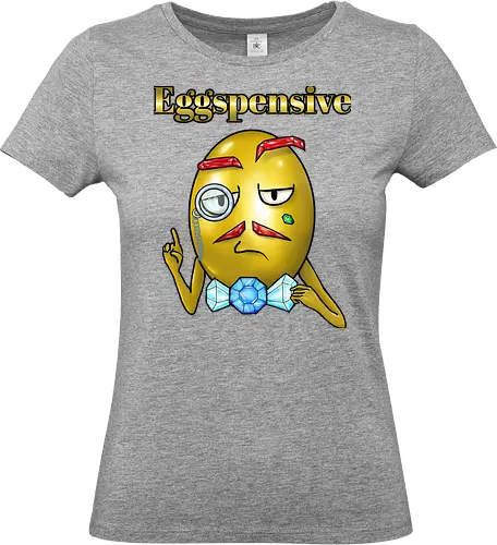 Eggspensive - lustig, ei, diamanten, geld, reich, luxus, vip - Standard T-Shirt (Women)