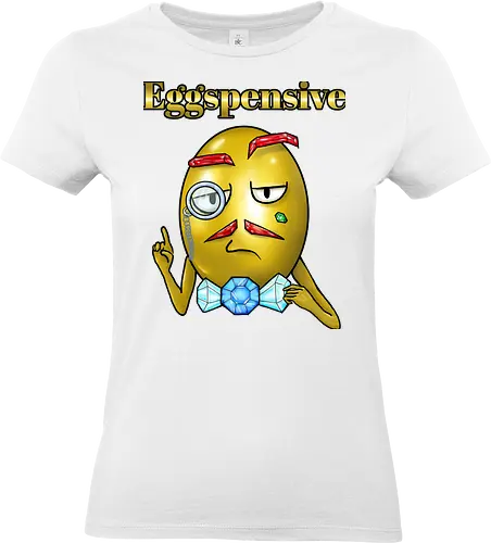 Eggspensive - lustig, ei, diamanten, geld, reich, luxus, vip - Standard T-Shirt (Women)