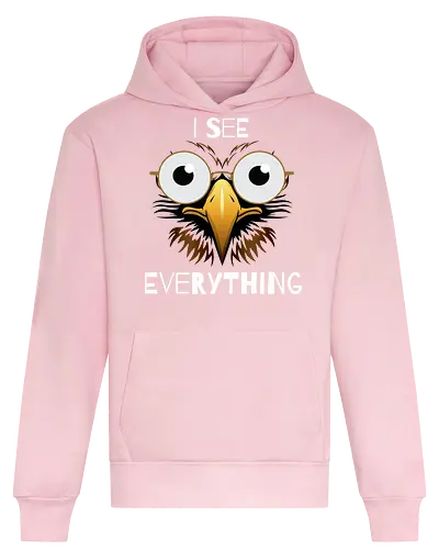 See Everything - lustig, Adler, brille, auge, oma, spruch, wandern - Heavyweight Hoodie