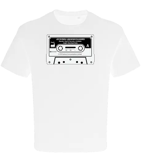 Music White K-7 Tape  Vintage Art 
