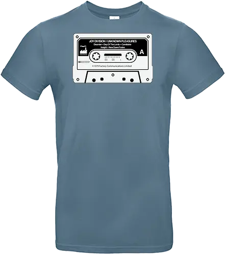 Music White K-7 Tape  Vintage Art  - music, funny pop, funny quote, funnytee, geek, humor, ian curtis, joke, Music, meme, nerd, parody, post punk, unknown pleasures, vintage - Standard T-Shirt