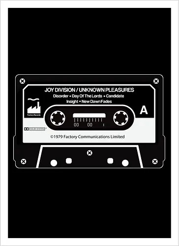 Music K-7 Tape Vintage Art