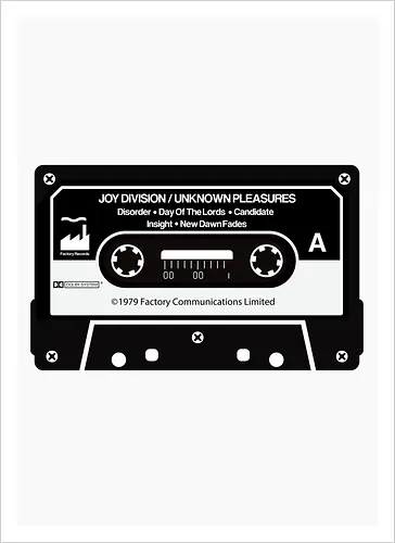 Music K-7 Tape Vintage Art