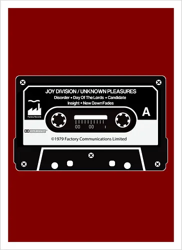 Music K-7 Tape Vintage Art