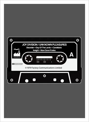 Music K-7 Tape Vintage Art
