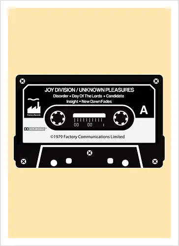 Music K-7 Tape Vintage Art