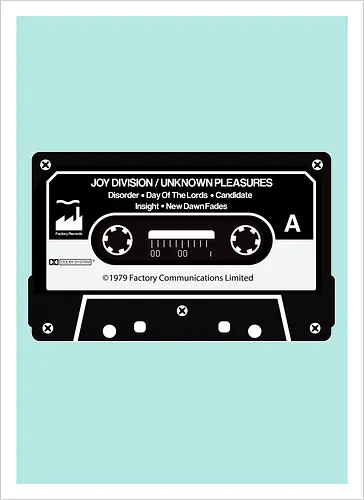 Music K-7 Tape Vintage Art