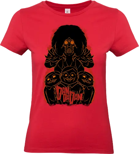 granny x alien - anime, manga, granny, turbo, racing, sport, alien, ghost, scifi, ufo, science, supranatural - Standard T-Shirt (Women)