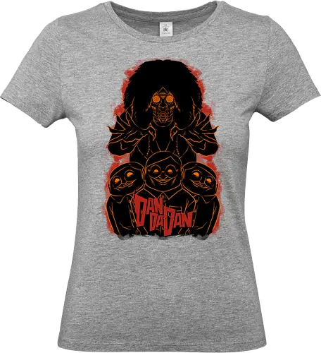 granny x alien - anime, manga, granny, turbo, racing, sport, alien, ghost, scifi, ufo, science, supranatural - Standard T-Shirt (Women)
