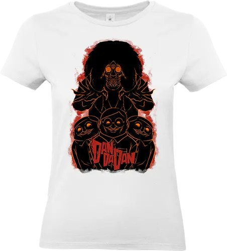 granny x alien - anime, manga, granny, turbo, racing, sport, alien, ghost, scifi, ufo, science, supranatural - Standard T-Shirt (Women)