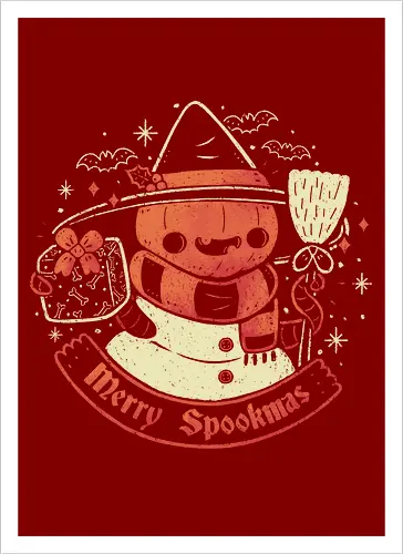 Creepy Snowman Merry Spookmas