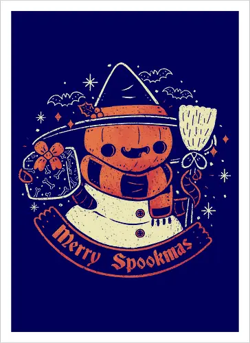 Creepy Snowman Merry Spookmas