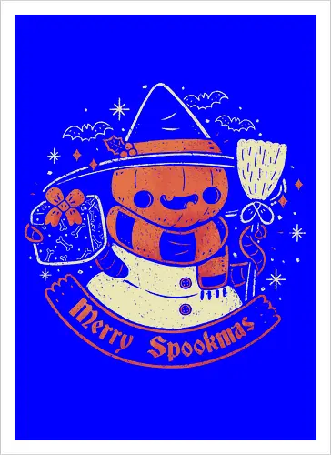 Creepy Snowman Merry Spookmas