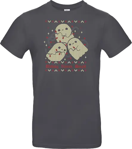 Cute Ghosts Making Spirits Bright UGLY CHRISTMAS